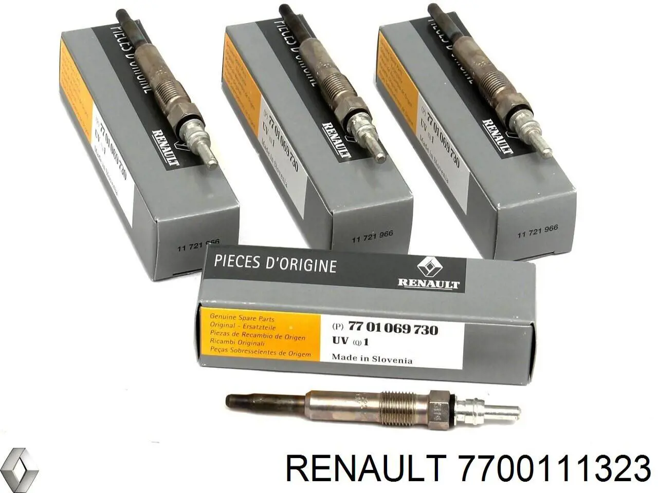 7700111323 Renault (RVI) bujía de precalentamiento