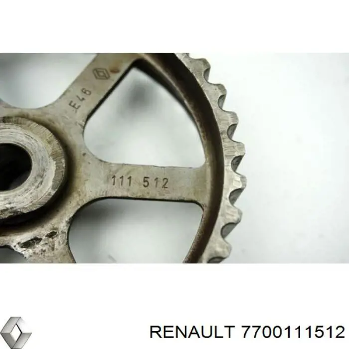 Rueda dentada, bomba de aceite para Renault Clio (B, C, B01)
