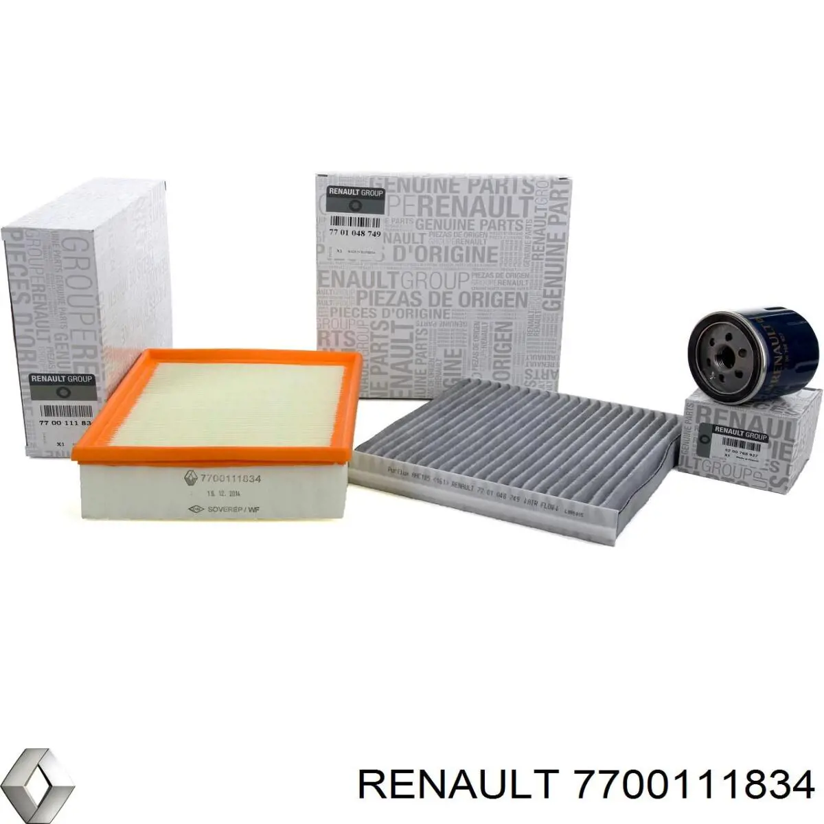 Comprar 7700111834 Renault (RVI) Filtro de aire