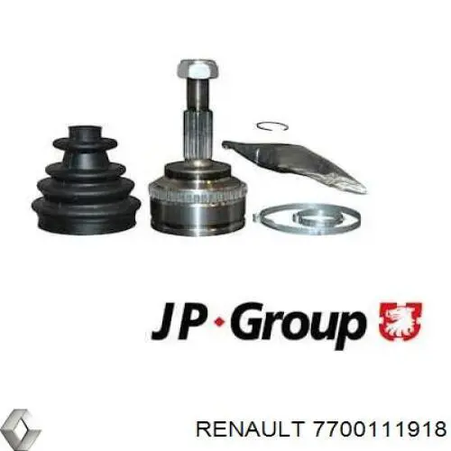 7700111918 Renault (RVI) Semieje delantero derecho