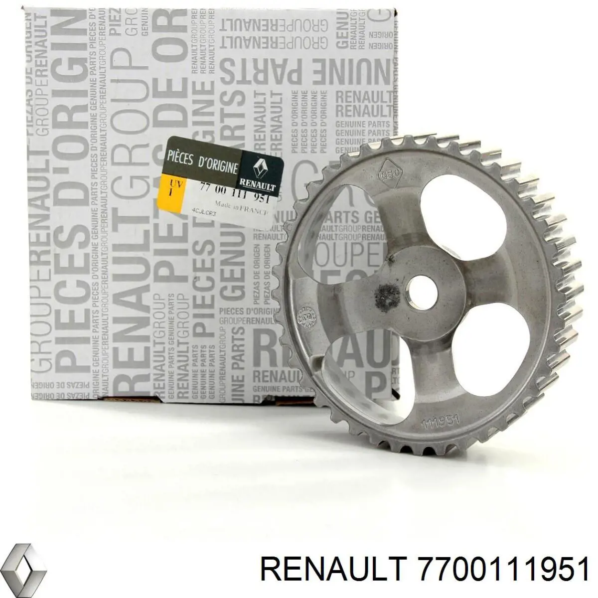 Piñón cadena distribución Renault (RVI) 7700111951