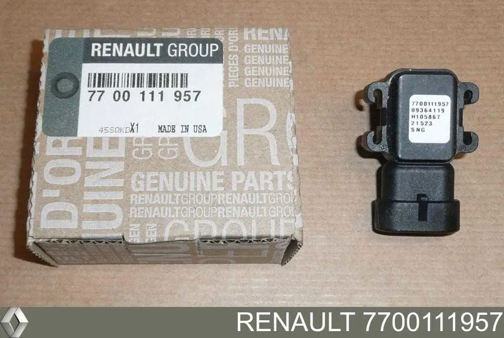 Comprar 7700111957 Renault (RVI) Sensor de presión del colector de admisión
