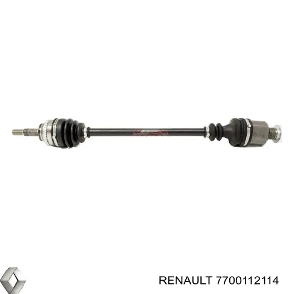 7700112114 Renault (RVI) árbol de transmisión delantero derecho