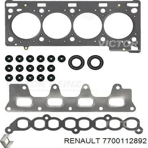 Sello De Aceite De Valvula (Rascador De Aceite) Entrada/Salida para Renault Megane (EA0)