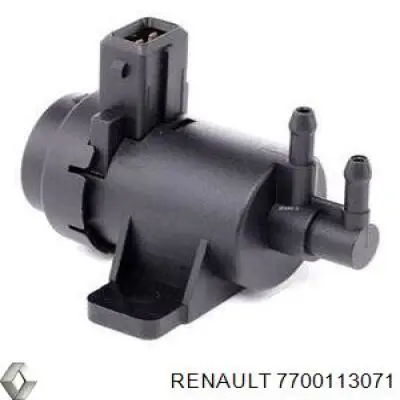 Válvula solenoide de control de presión de sobrealimentación 7700113071 Renault (RVI)