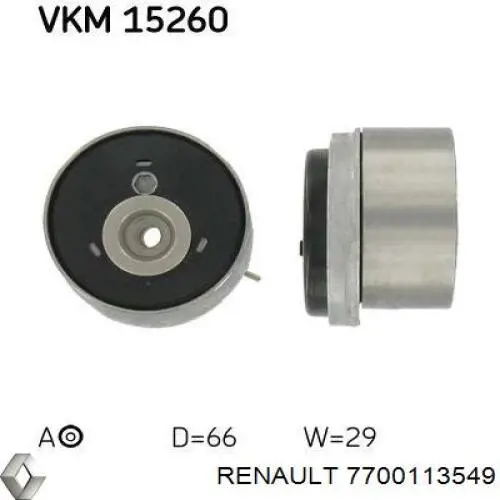 Comprar 7700113549 Renault (RVI) Tensor correa distribución