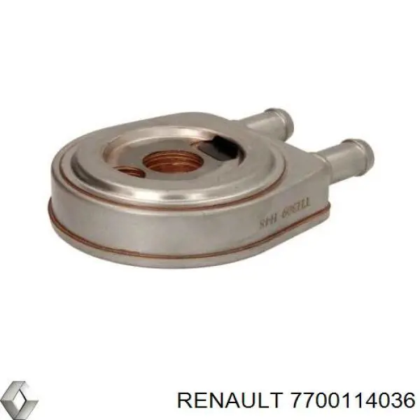 7700114036 Renault (RVI) radiador de aceite, bajo de filtro