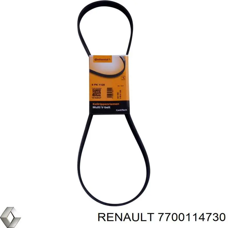 Correa de transmisión trapezoidal Renault (RVI) 7700114730 precio, desde 11,60 EUR