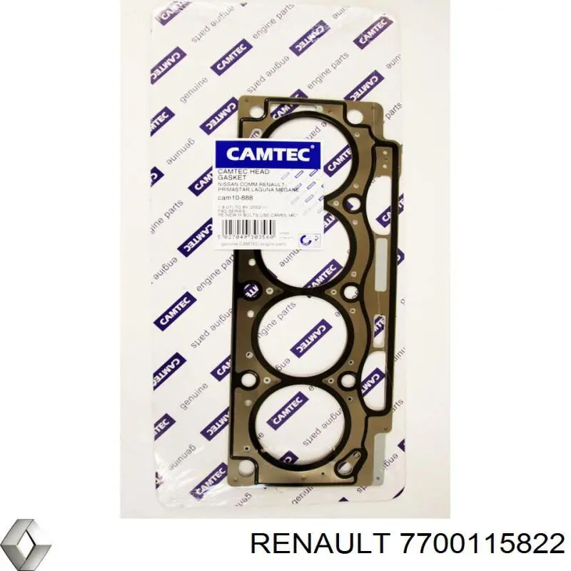7700115822 Renault (RVI) Empaquetadura de culata