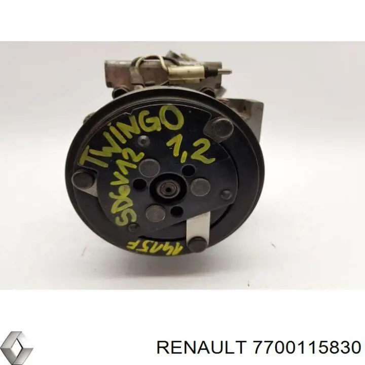 7700115830 Renault (RVI) compresor de aire acondicionado