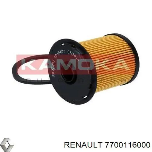 Filtro de combustible 7700116000 Renault (RVI)