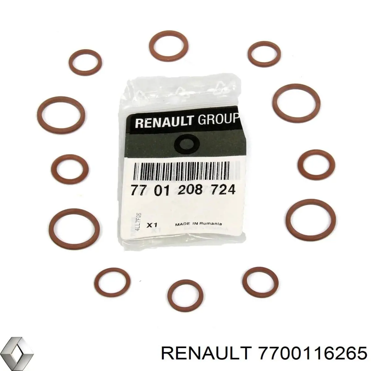 Cubierta de correa de distribución Renault (RVI) 7700116265