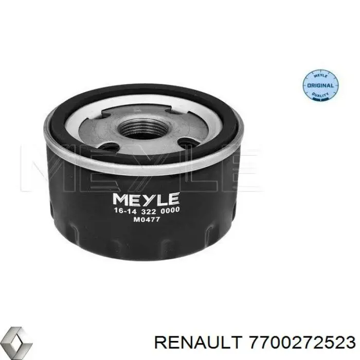 7700272523 Renault (RVI) filtro de aceite