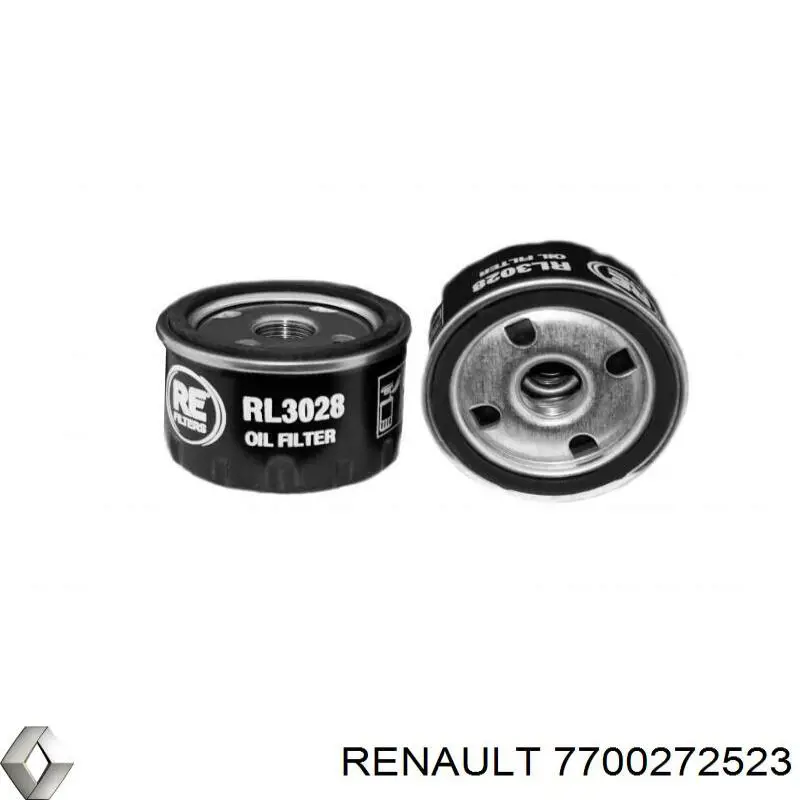 Filtro de aceite 7700272523 Renault (RVI)