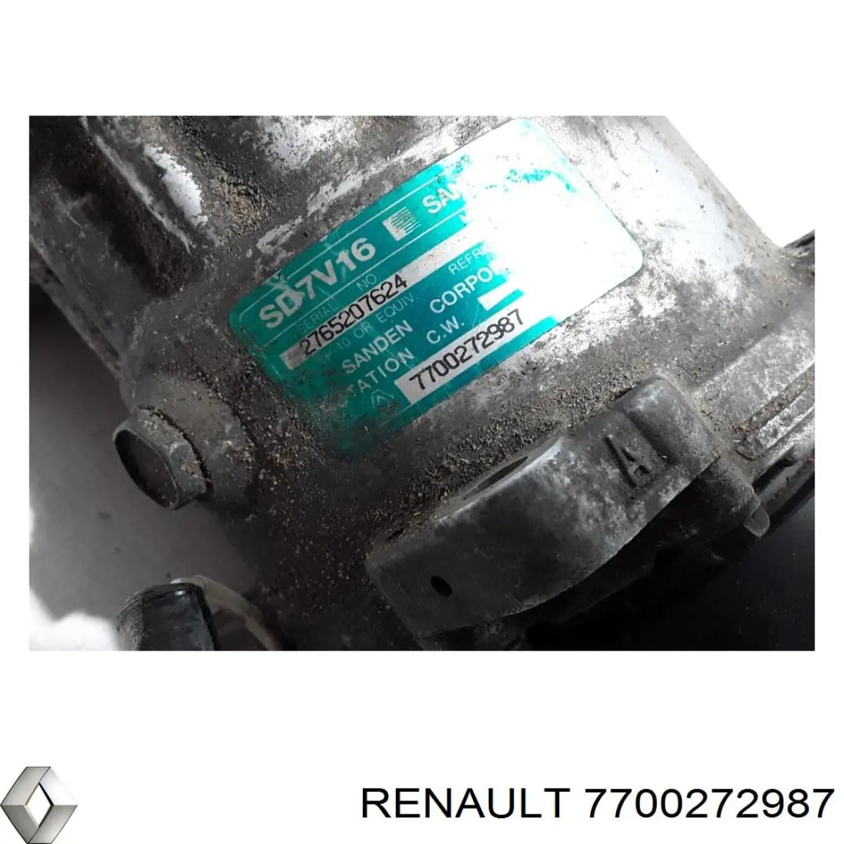 7700272987 Renault (RVI) compresor de aire acondicionado