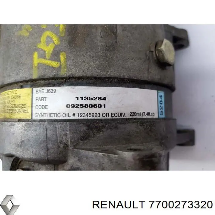 7701499852 Renault (RVI) compresor de aire acondicionado