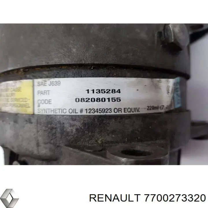 Compresor ac Renault (RVI) 7700273320 precio, desde 81,31 EUR