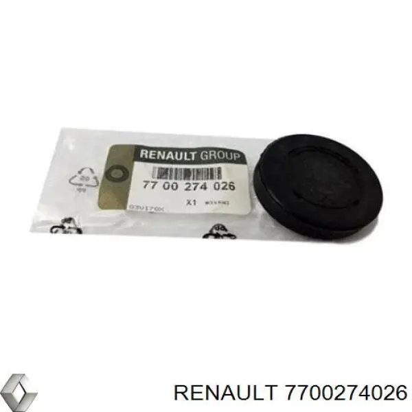 Comprar 7700274026 Renault (RVI) Tapon culata