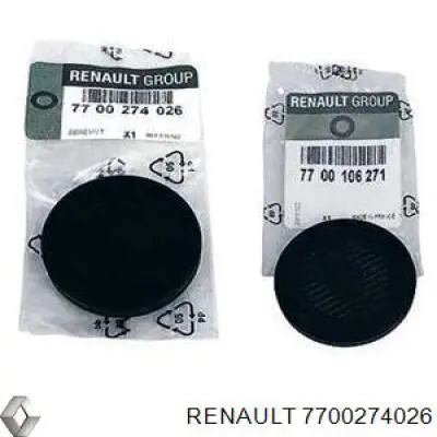 7700274026 Renault (RVI) tapón de culata