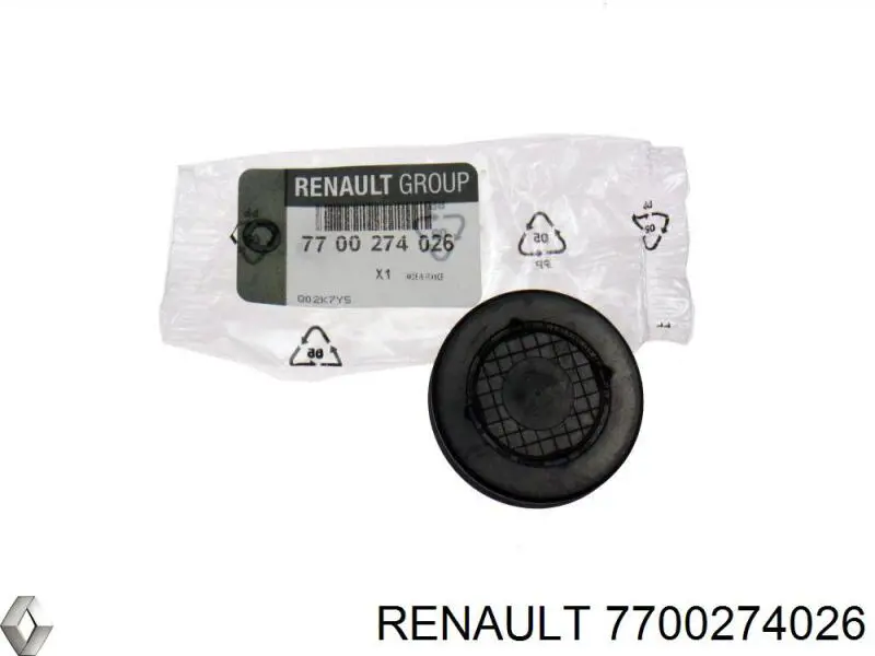 Comprar 7700274026 Renault (RVI) Tapon culata