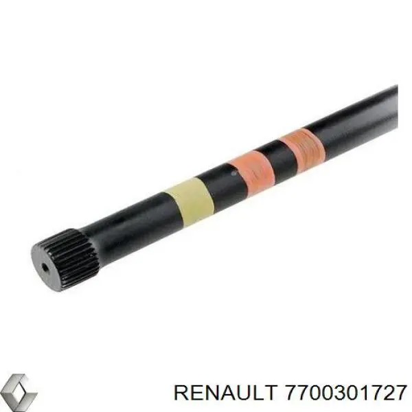 7700301727 Renault (RVI) barra de torsión trasera derecha