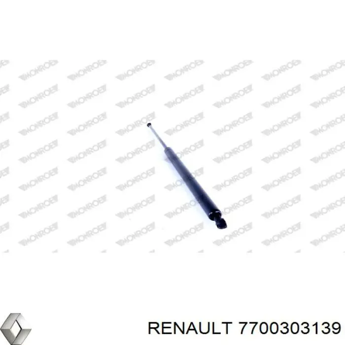 7700303139 Renault (RVI) amortiguador maletero