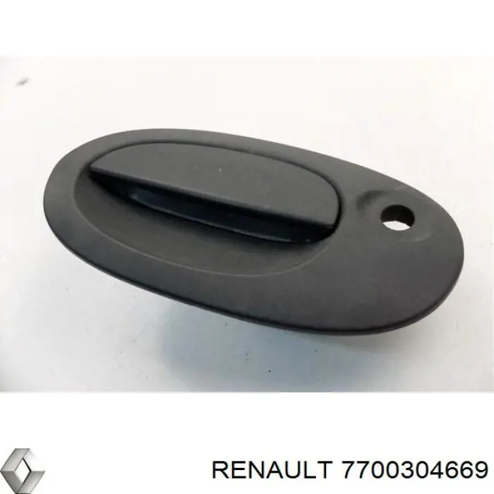7700304669 Renault (RVI) manecilla de puerta de batientes, derecha exterior