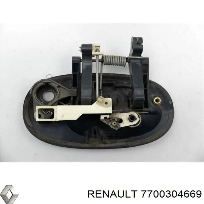 Comprar 7700304669 Renault (RVI) Manija exterior derecha de puerta trasera batiente