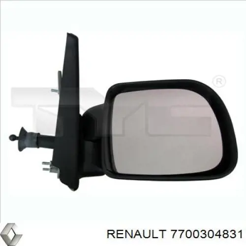 7700304831 Renault (RVI) espejo retrovisor derecho