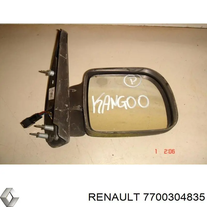 Retrovisor exterior derecho Renault (RVI) 7700304835