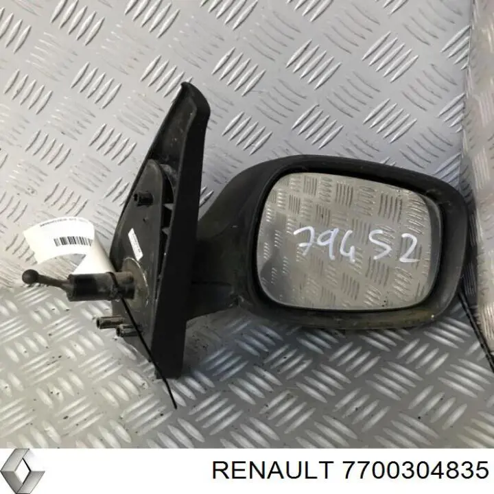 7700304835 Renault (RVI) espejo retrovisor derecho