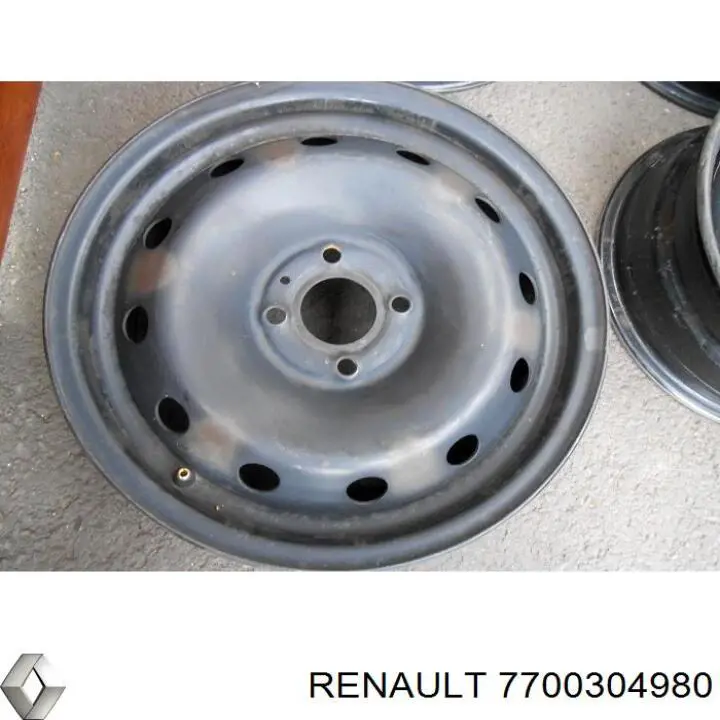 Llantas de acero (Estampado) 7700304980 Renault (RVI)