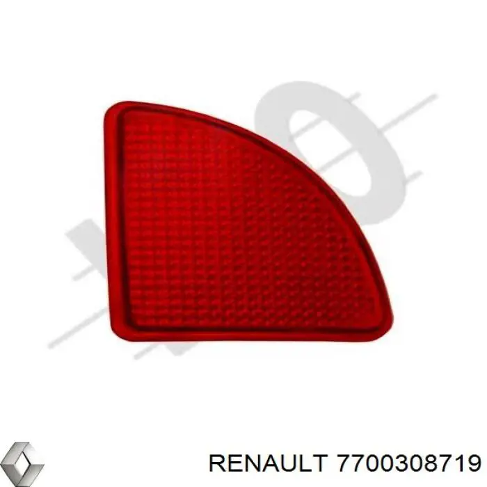 Comprar 7700308719 Renault (RVI) Reflector trasero izquierdo del parachoques