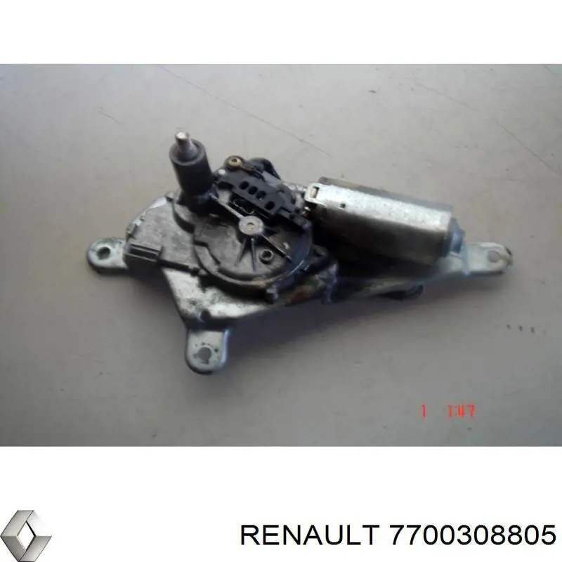7700308805 Renault (RVI) motor limpiaparabrisas, trasera