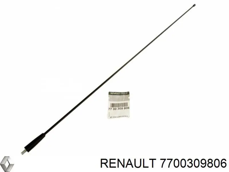 Vástago de antena 7700309806 Renault (RVI)