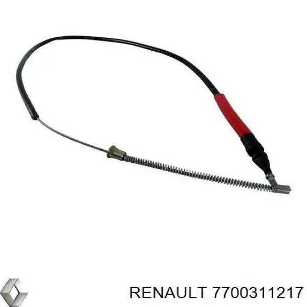 7700311217 Renault (RVI) cable de freno de mano trasero derecho/izquierdo
