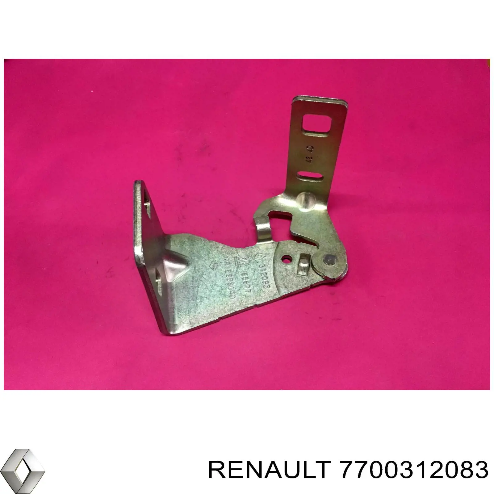 7700312083 Renault (RVI) bisagra, capó del motor derecha