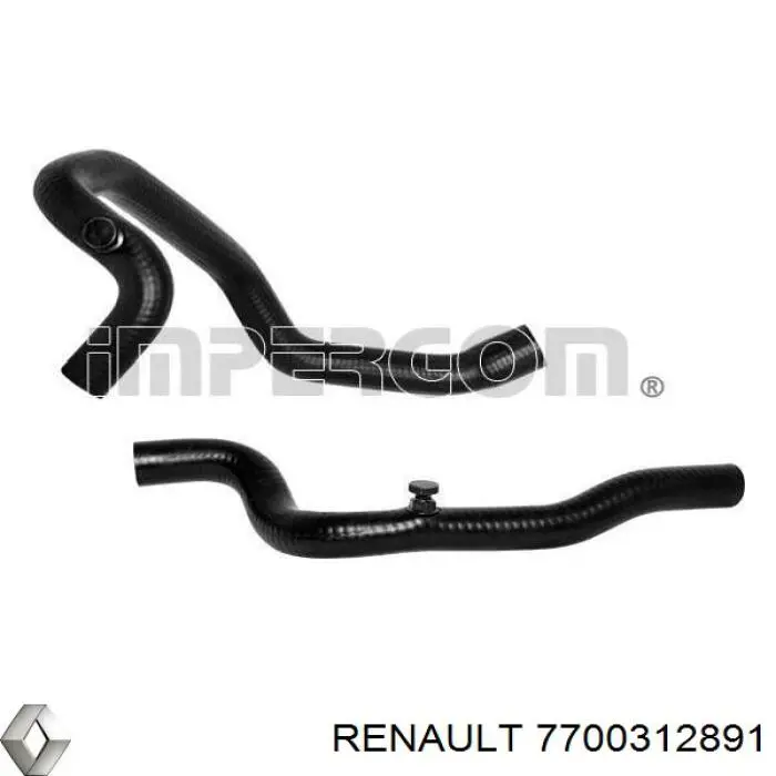 7700312891 Renault (RVI) tubería de radiador, alimentación