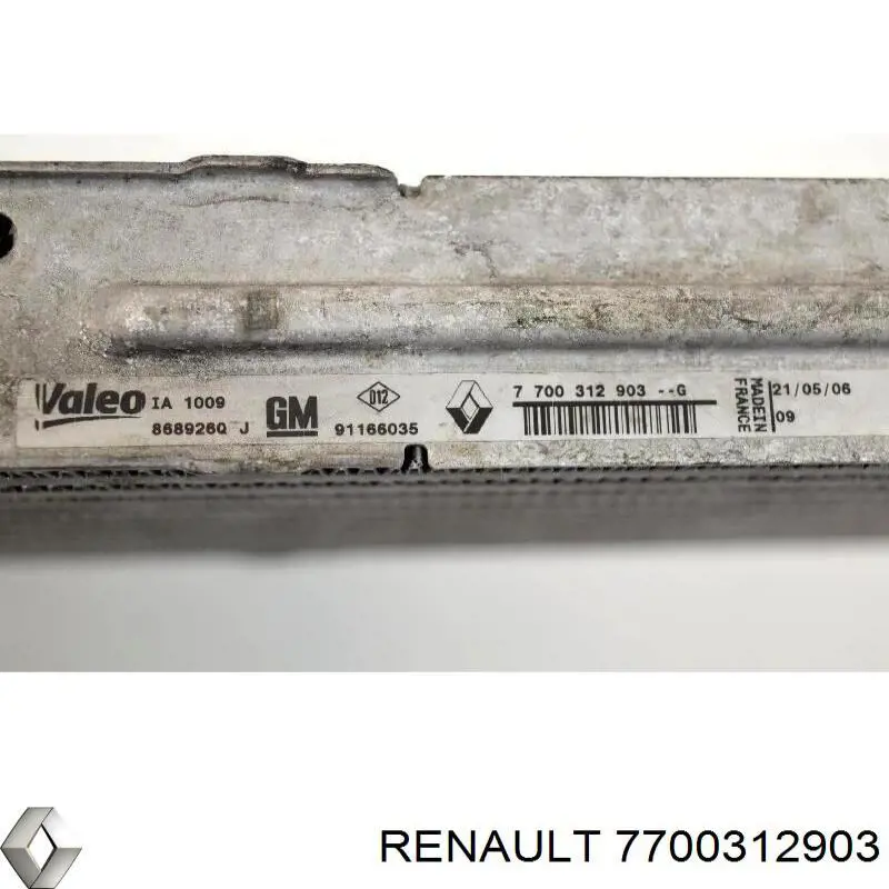 Comprar 7700312903 Renault (RVI) Turbo intercooler