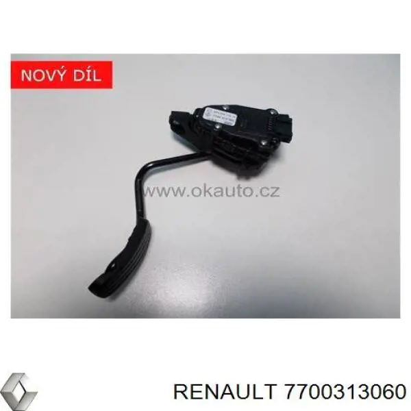Pedal del acelerador 7700313060 Renault (RVI)