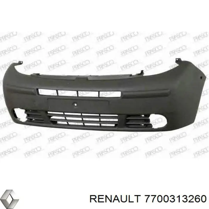 7700313260 Renault (RVI) paragolpes delantero