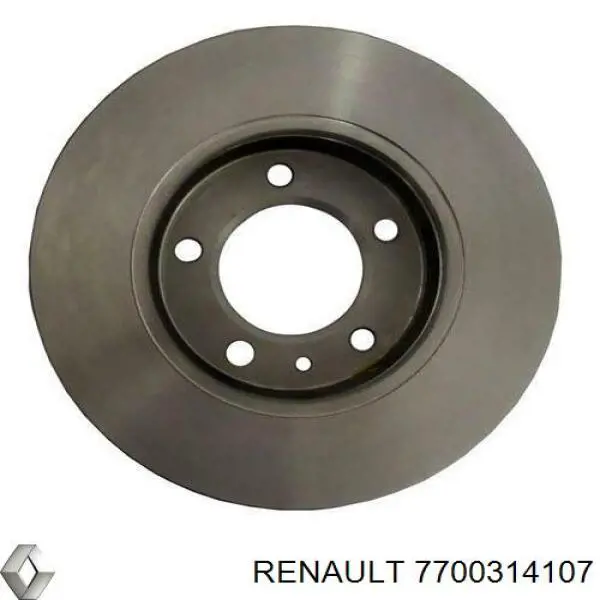 7700314107 Renault (RVI) disco de freno trasero