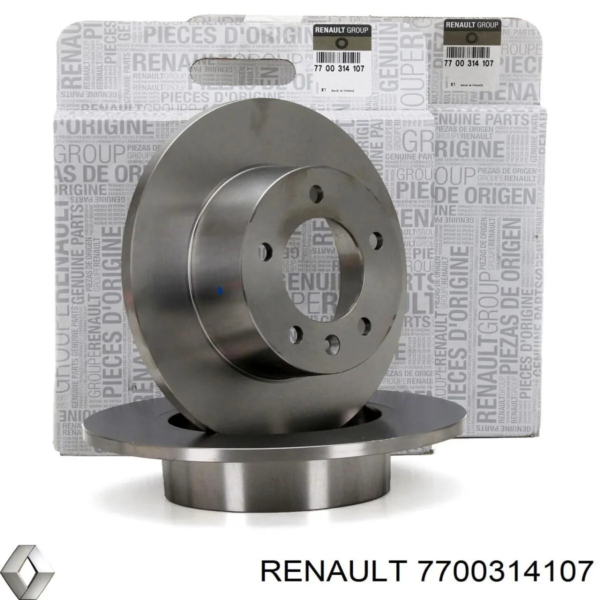 Comprar 7700314107 Renault (RVI) Disco de freno trasero