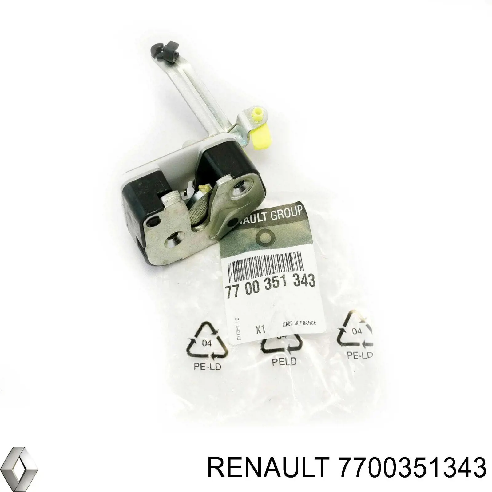 Cerradura de puerta lateral corrediza derecha Renault (RVI) 7700351343 precio, desde 31,60 EUR