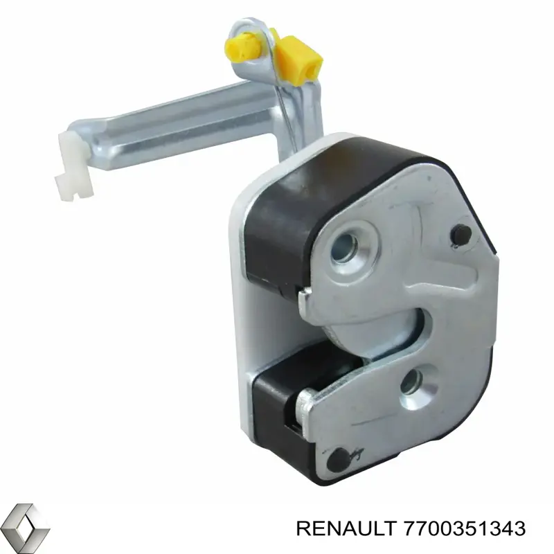 Cerradura de puerta lateral corrediza derecha 7700351343 Renault (RVI)