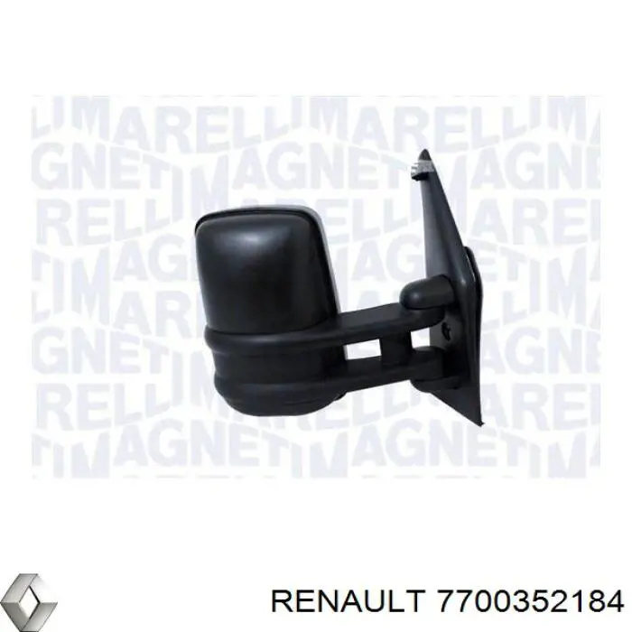 7700352184 Renault (RVI) espejo retrovisor derecho