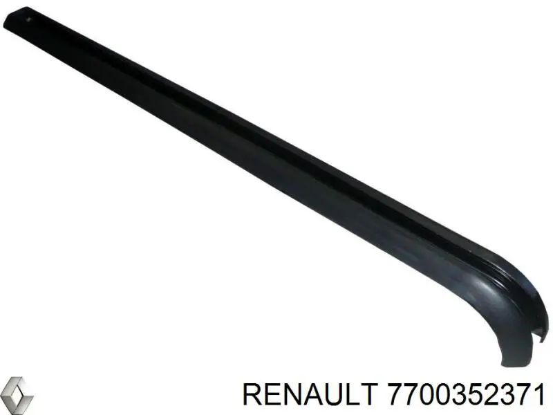 Carril guía de puerta corrediza, central derecho para Renault Master (FD)