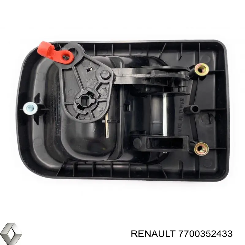 Manija exterior derecha de puerta trasera batiente 7700352433 Renault (RVI)