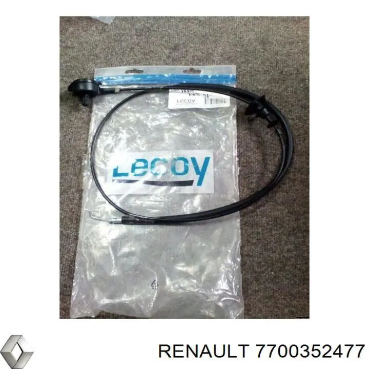 Cable de apertura de capó del motor Renault (RVI) 7700352477 precio, desde 29,26 EUR