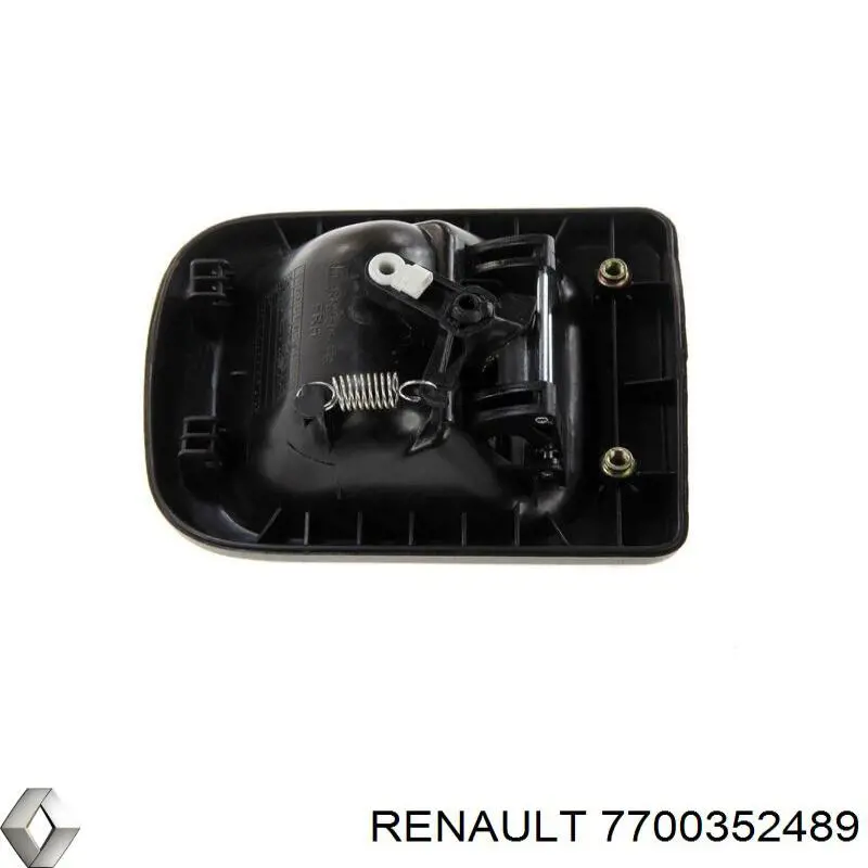 7700352489 Renault (RVI) tirador de puerta exterior derecho delantero/trasero